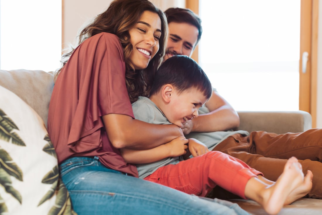 Happy Family at Home   